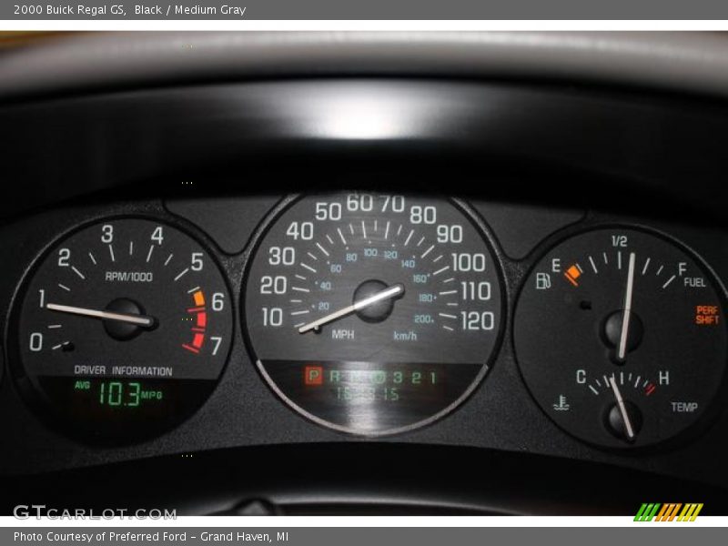Black / Medium Gray 2000 Buick Regal GS
