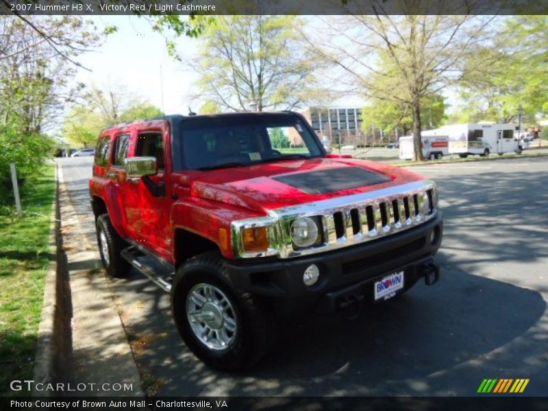 Victory Red / Light Cashmere 2007 Hummer H3 X