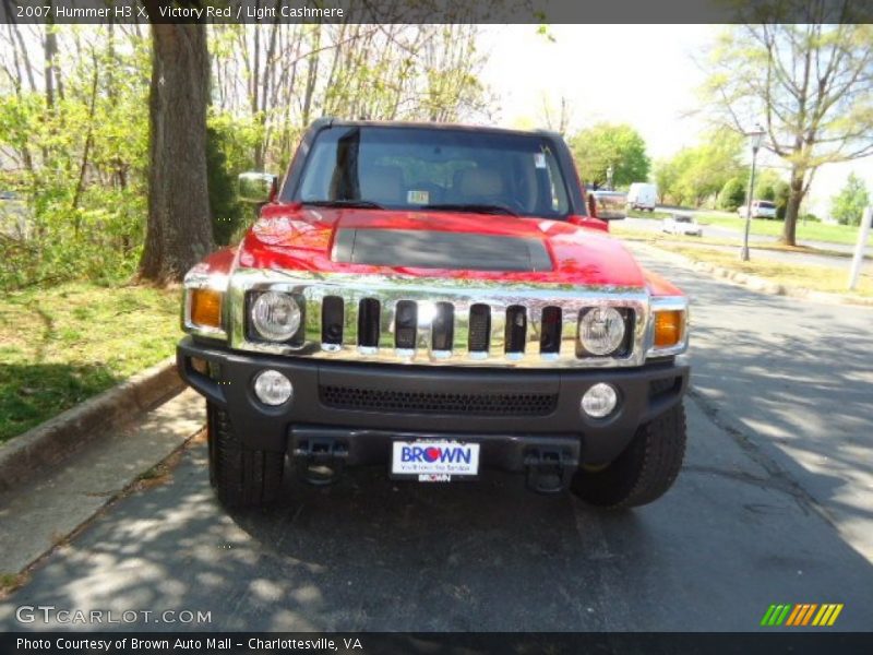 Victory Red / Light Cashmere 2007 Hummer H3 X