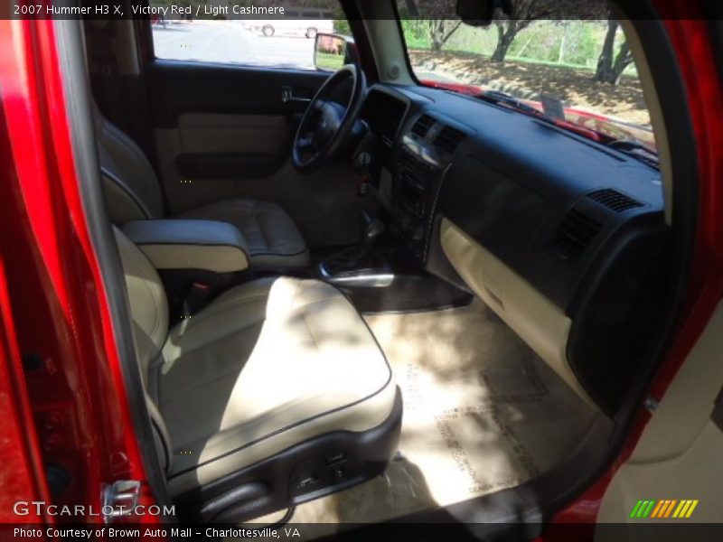 Victory Red / Light Cashmere 2007 Hummer H3 X