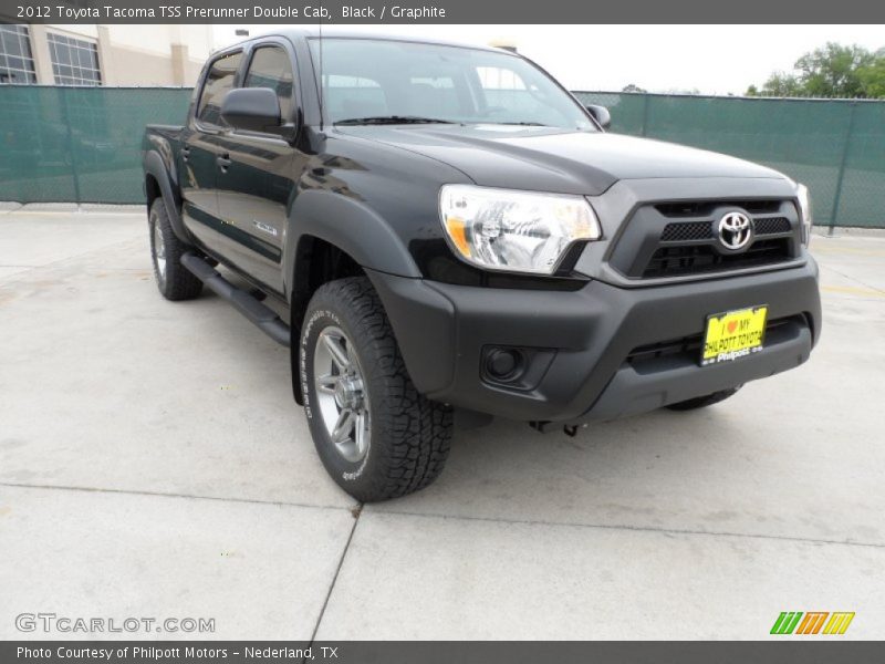 Black / Graphite 2012 Toyota Tacoma TSS Prerunner Double Cab