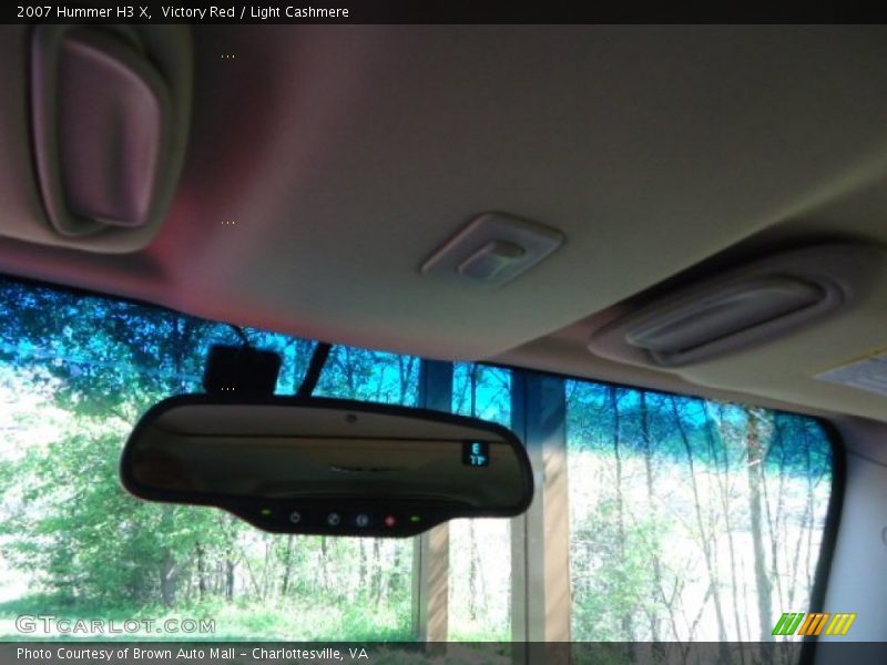 Victory Red / Light Cashmere 2007 Hummer H3 X