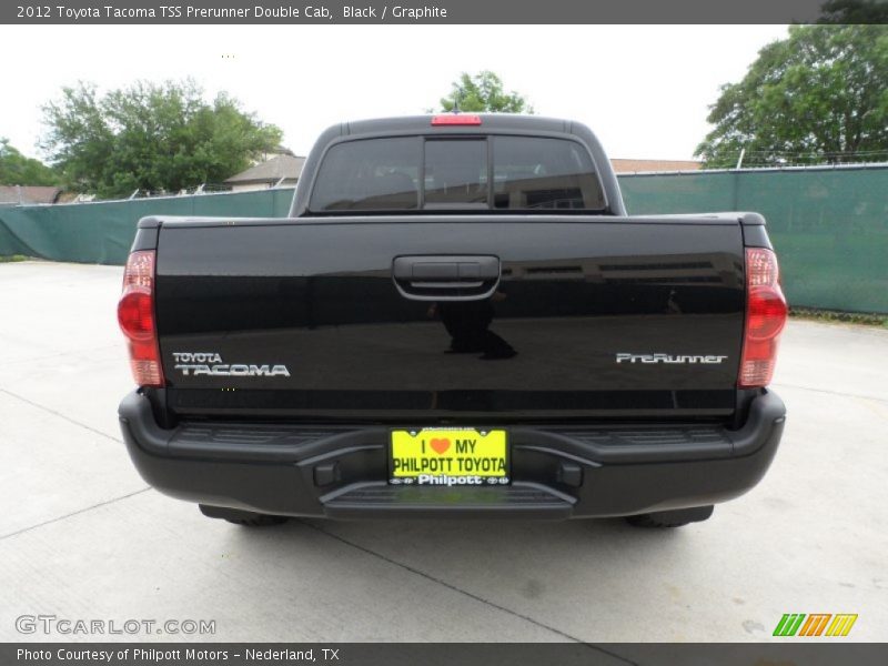 Black / Graphite 2012 Toyota Tacoma TSS Prerunner Double Cab