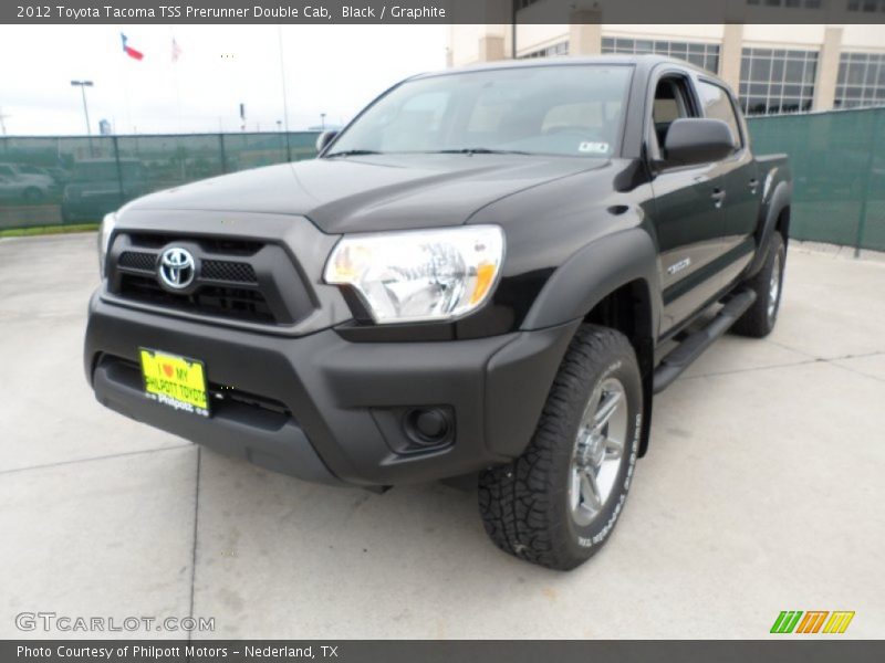 Black / Graphite 2012 Toyota Tacoma TSS Prerunner Double Cab