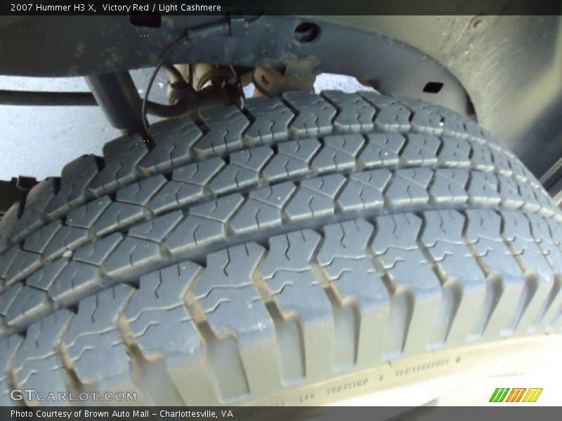 Victory Red / Light Cashmere 2007 Hummer H3 X