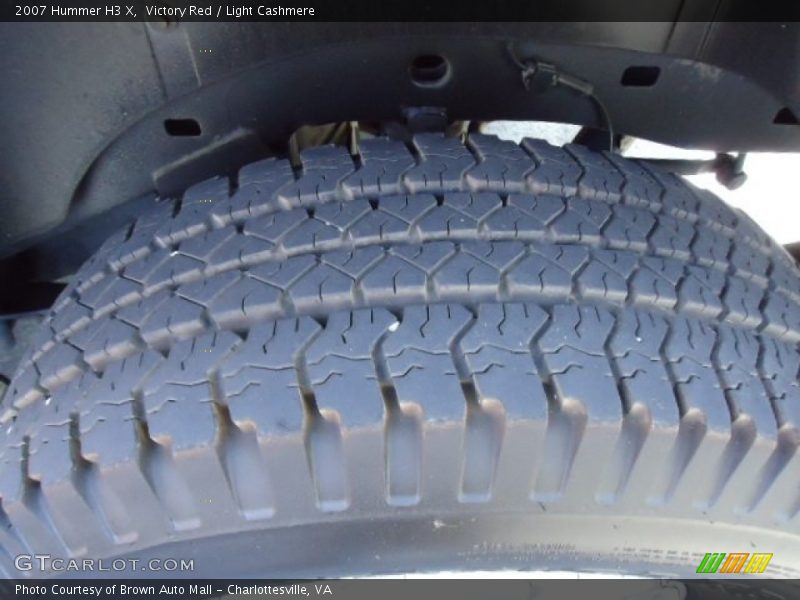 Victory Red / Light Cashmere 2007 Hummer H3 X