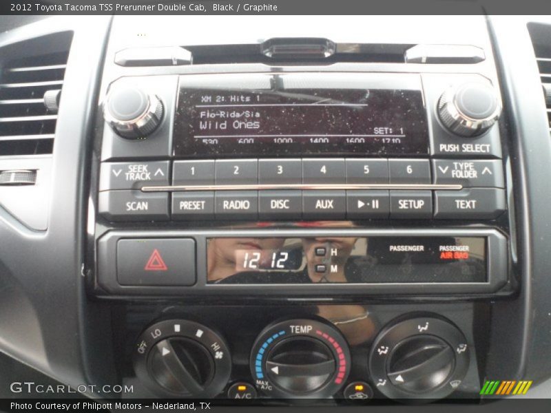 Controls of 2012 Tacoma TSS Prerunner Double Cab