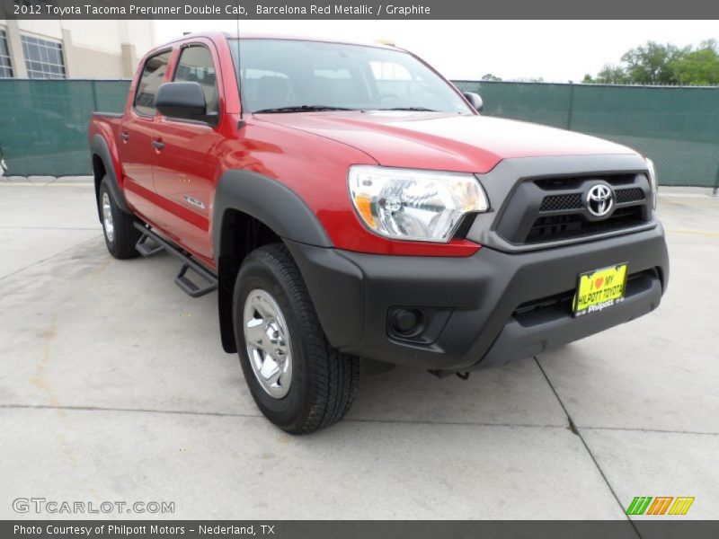 Barcelona Red Metallic / Graphite 2012 Toyota Tacoma Prerunner Double Cab