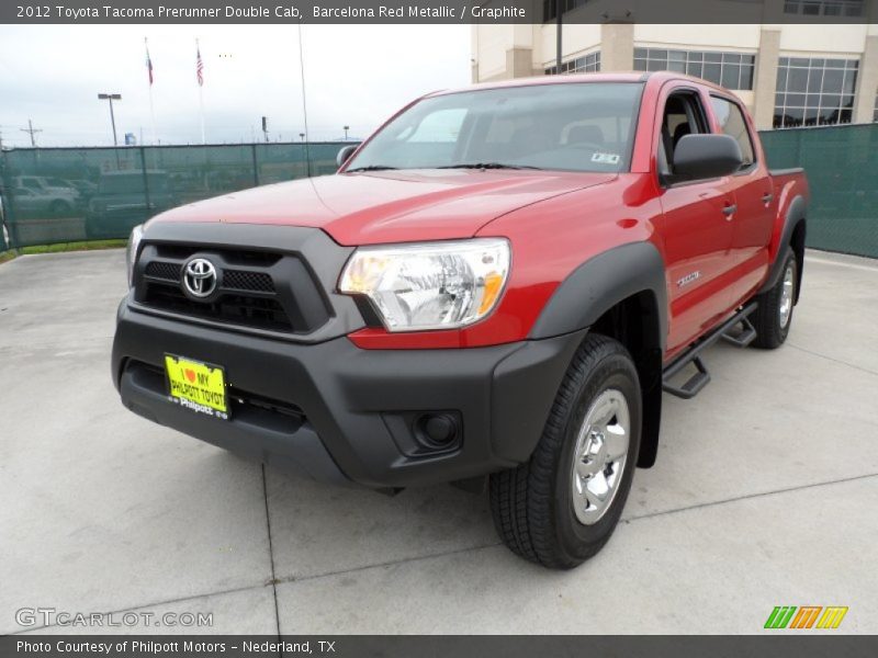 Barcelona Red Metallic / Graphite 2012 Toyota Tacoma Prerunner Double Cab