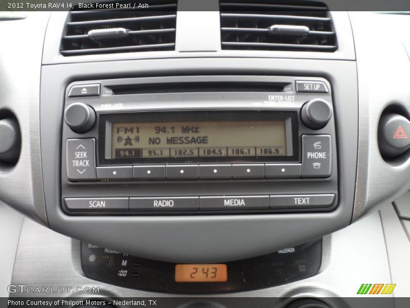 Audio System of 2012 RAV4 I4