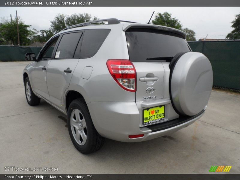 Classic Silver Metallic / Ash 2012 Toyota RAV4 I4