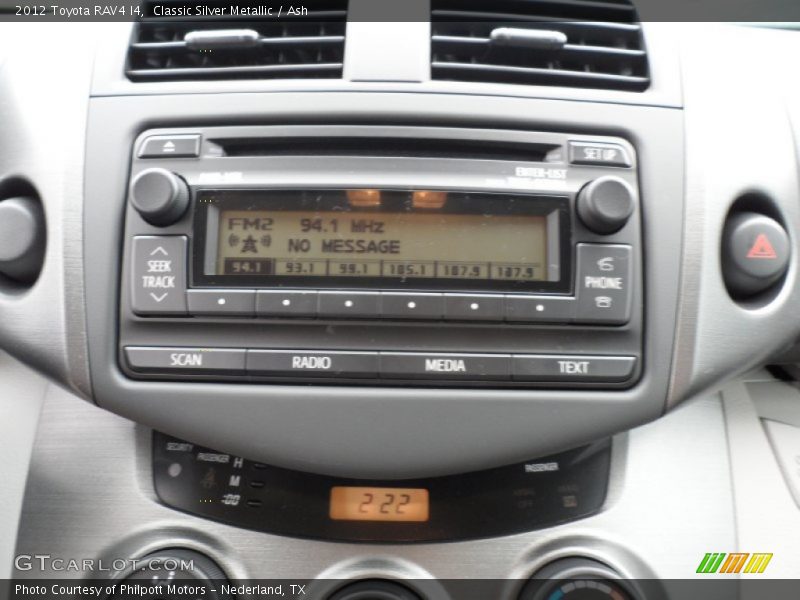 Classic Silver Metallic / Ash 2012 Toyota RAV4 I4