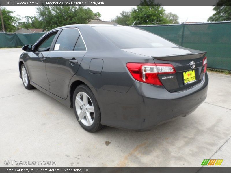 Magnetic Gray Metallic / Black/Ash 2012 Toyota Camry SE