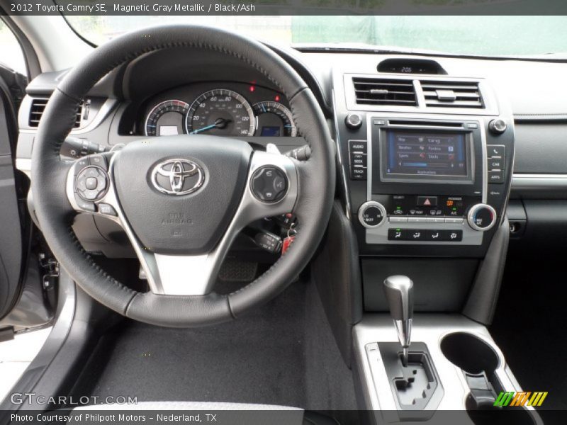 Magnetic Gray Metallic / Black/Ash 2012 Toyota Camry SE