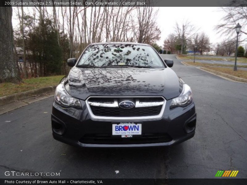 Dark Gray Metallic / Carbon Black 2009 Subaru Impreza 2.5i Premium Sedan