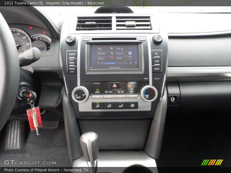 Magnetic Gray Metallic / Black/Ash 2012 Toyota Camry SE