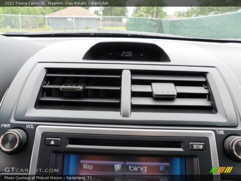 Magnetic Gray Metallic / Black/Ash 2012 Toyota Camry SE