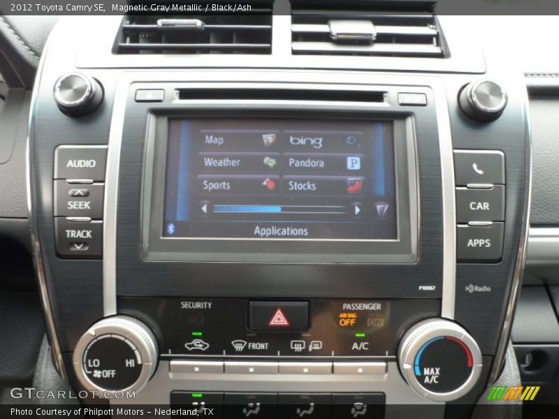 Magnetic Gray Metallic / Black/Ash 2012 Toyota Camry SE