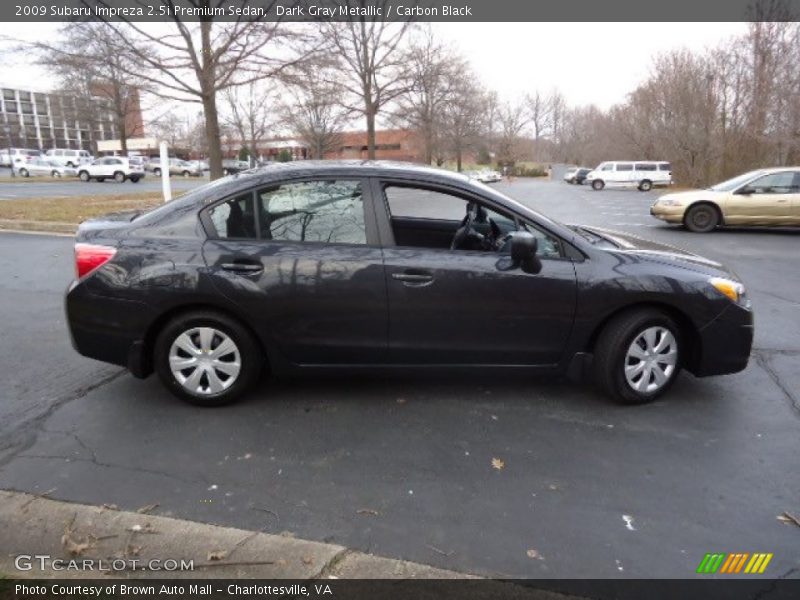 Dark Gray Metallic / Carbon Black 2009 Subaru Impreza 2.5i Premium Sedan