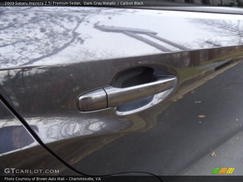 Dark Gray Metallic / Carbon Black 2009 Subaru Impreza 2.5i Premium Sedan