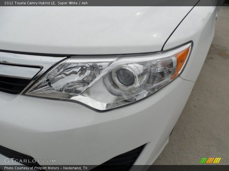 Super White / Ash 2012 Toyota Camry Hybrid LE