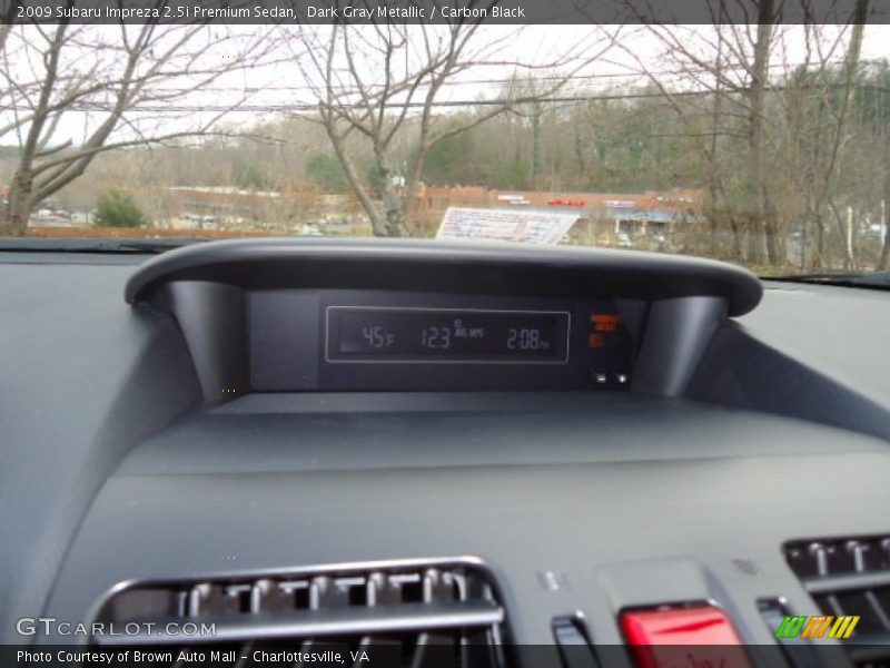 Dark Gray Metallic / Carbon Black 2009 Subaru Impreza 2.5i Premium Sedan