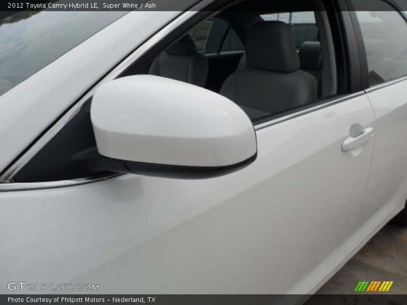 Super White / Ash 2012 Toyota Camry Hybrid LE