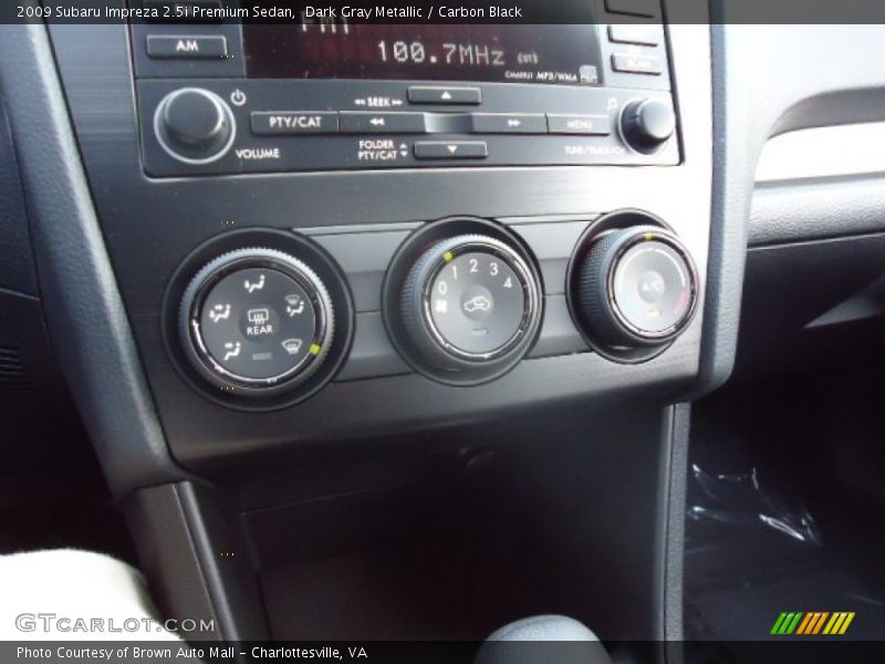 Dark Gray Metallic / Carbon Black 2009 Subaru Impreza 2.5i Premium Sedan