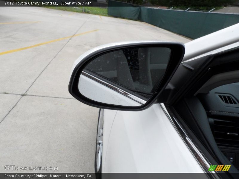 Super White / Ash 2012 Toyota Camry Hybrid LE