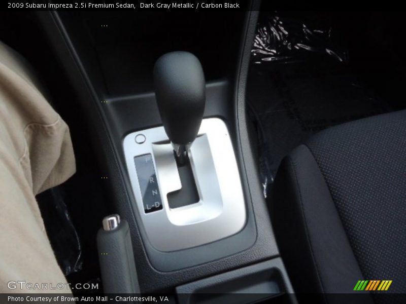 Dark Gray Metallic / Carbon Black 2009 Subaru Impreza 2.5i Premium Sedan