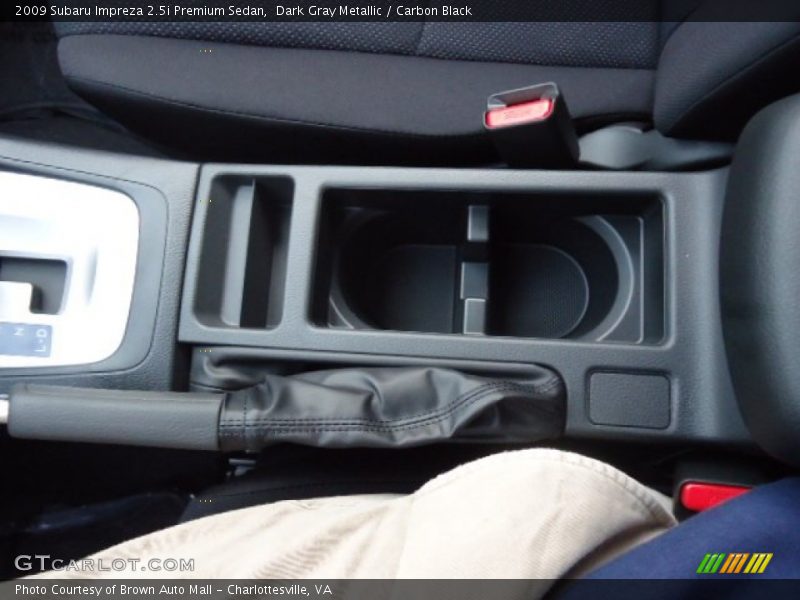 Dark Gray Metallic / Carbon Black 2009 Subaru Impreza 2.5i Premium Sedan