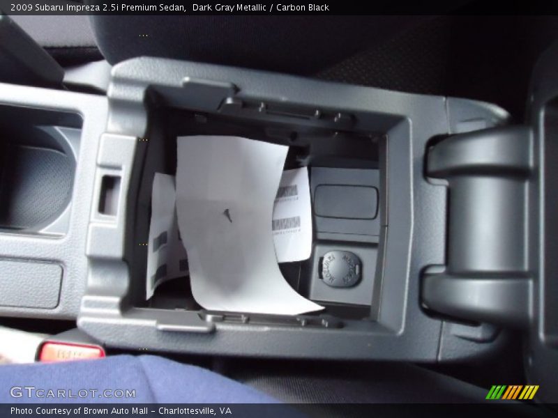 Dark Gray Metallic / Carbon Black 2009 Subaru Impreza 2.5i Premium Sedan