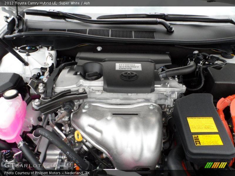 Super White / Ash 2012 Toyota Camry Hybrid LE