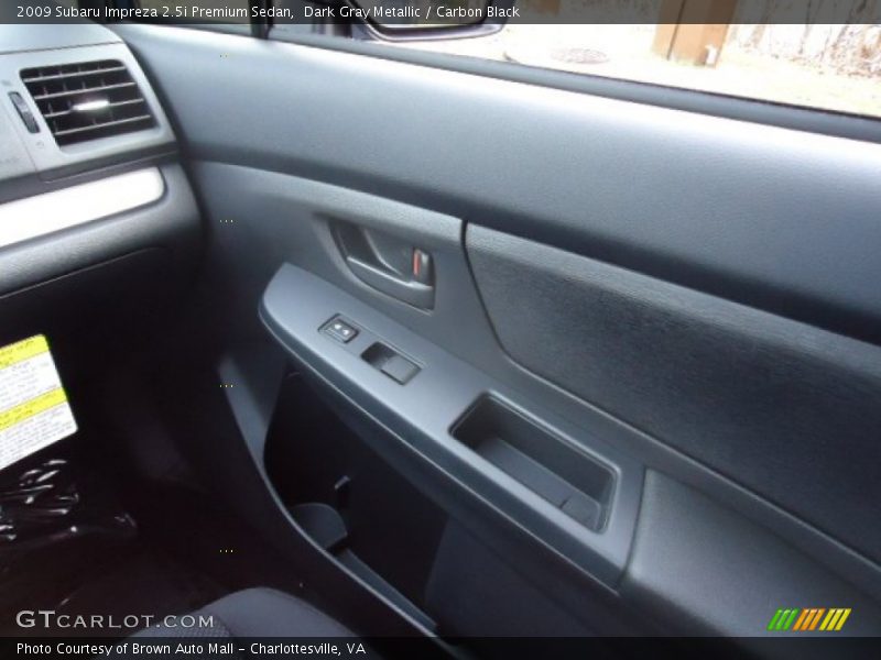 Dark Gray Metallic / Carbon Black 2009 Subaru Impreza 2.5i Premium Sedan