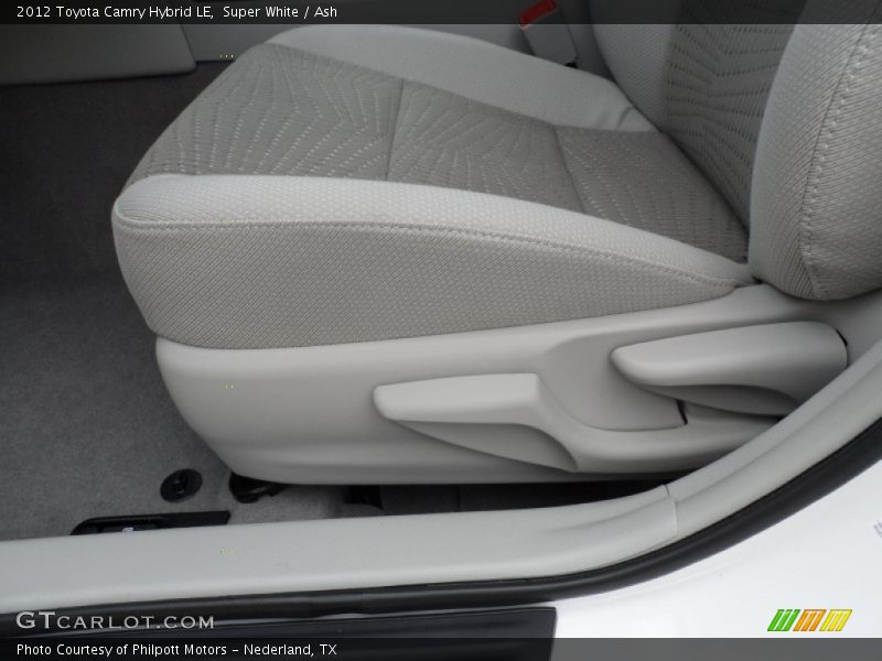 Super White / Ash 2012 Toyota Camry Hybrid LE