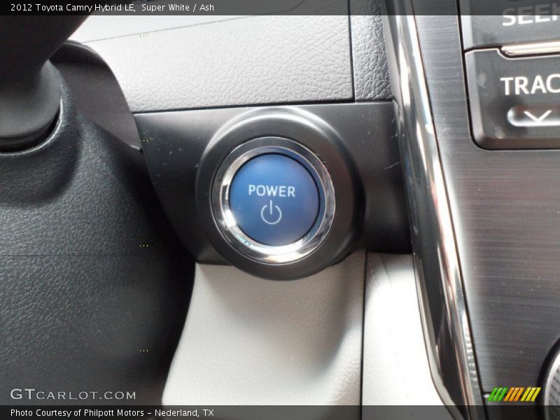 Super White / Ash 2012 Toyota Camry Hybrid LE