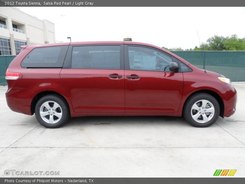  2012 Sienna  Salsa Red Pearl