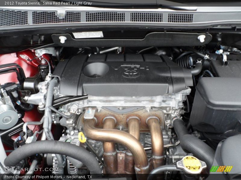  2012 Sienna  Engine - 2.7 Liter DOHC 16-Valve Dual VVT-i 4 Cylinder