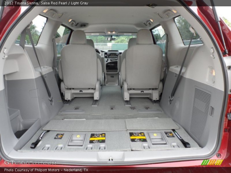  2012 Sienna  Trunk