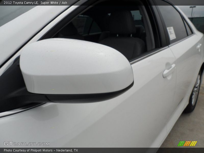 Super White / Ash 2012 Toyota Camry LE