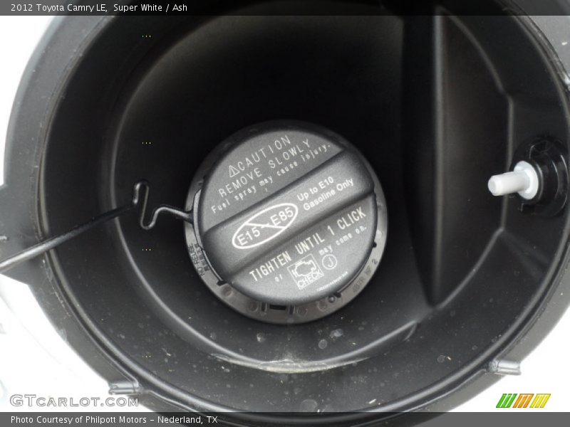 Super White / Ash 2012 Toyota Camry LE