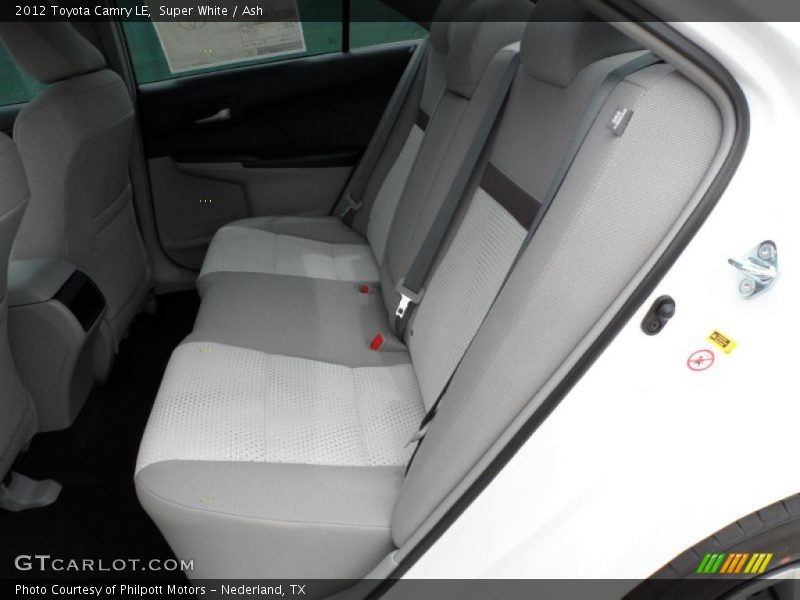 Super White / Ash 2012 Toyota Camry LE