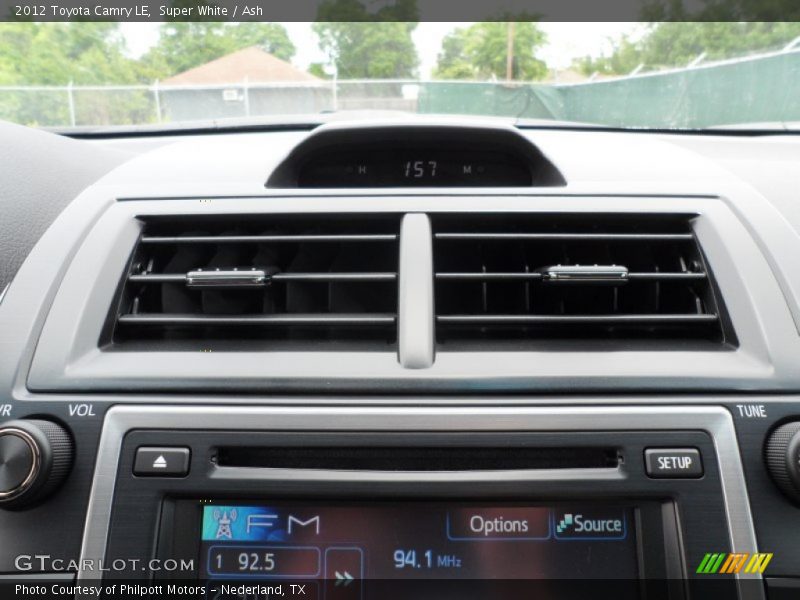 Super White / Ash 2012 Toyota Camry LE