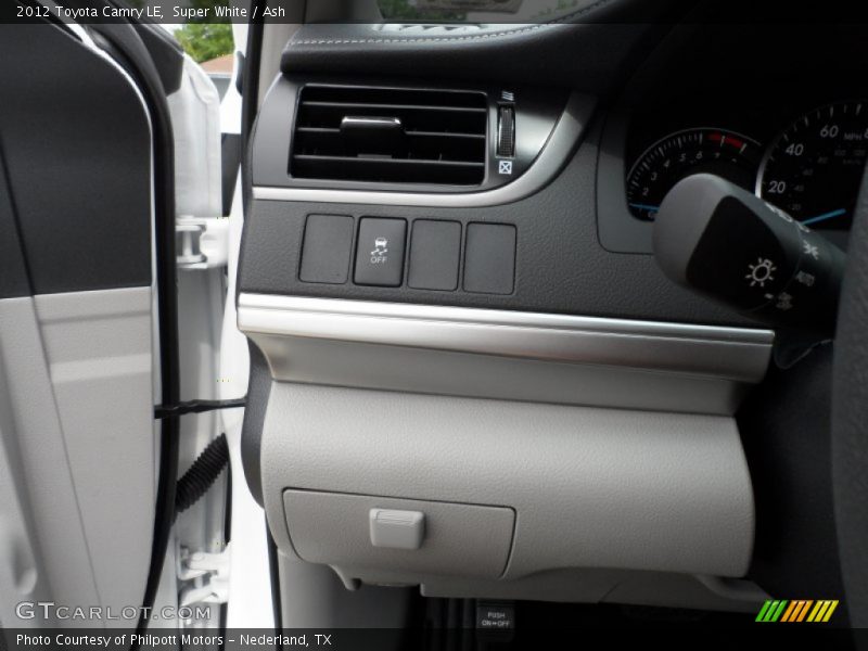 Super White / Ash 2012 Toyota Camry LE