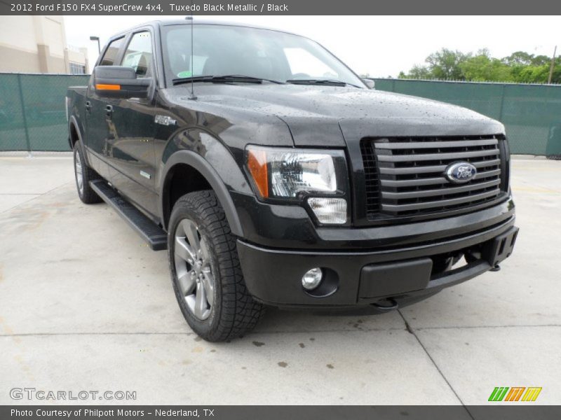 Tuxedo Black Metallic / Black 2012 Ford F150 FX4 SuperCrew 4x4