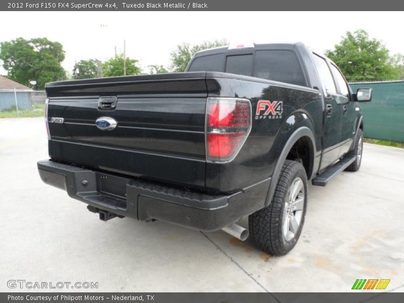 Tuxedo Black Metallic / Black 2012 Ford F150 FX4 SuperCrew 4x4