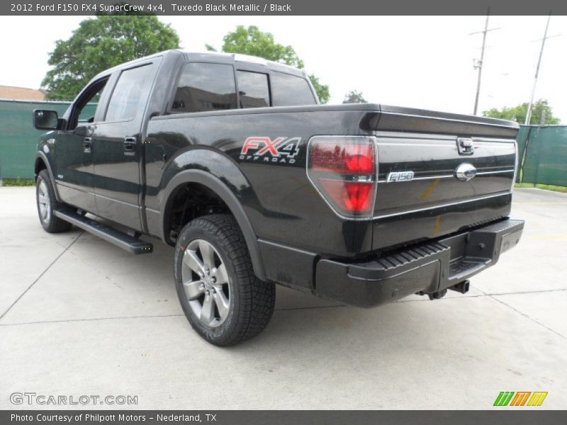 Tuxedo Black Metallic / Black 2012 Ford F150 FX4 SuperCrew 4x4