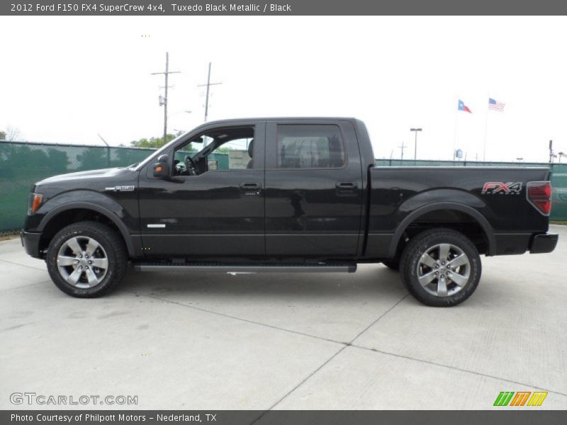 Tuxedo Black Metallic / Black 2012 Ford F150 FX4 SuperCrew 4x4