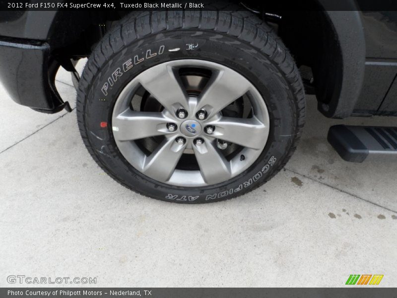 Tuxedo Black Metallic / Black 2012 Ford F150 FX4 SuperCrew 4x4