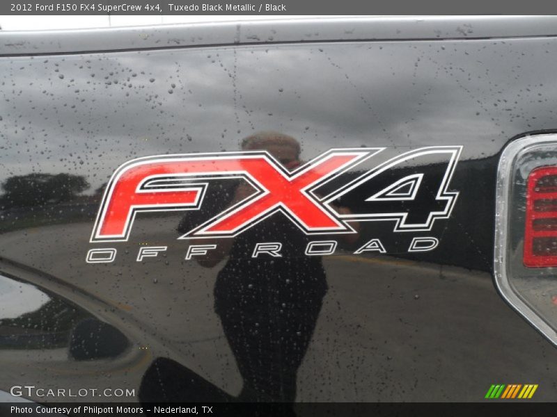 Tuxedo Black Metallic / Black 2012 Ford F150 FX4 SuperCrew 4x4